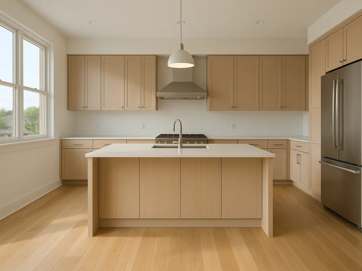 Wide-plank matte finish flooring in DFW