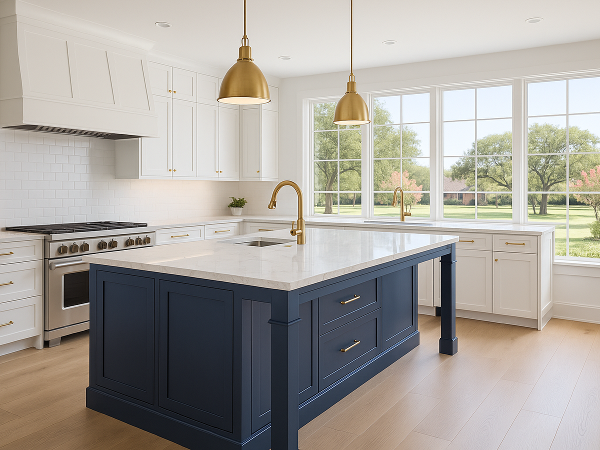 Modern farmhouse kitchen remodel in Dallas-Fort Worth
