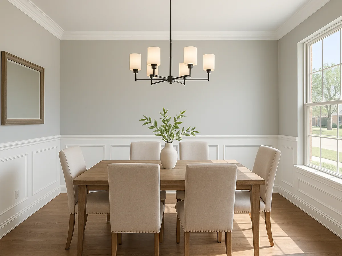 Bold accent wall paint project in Dallas-Fort Worth