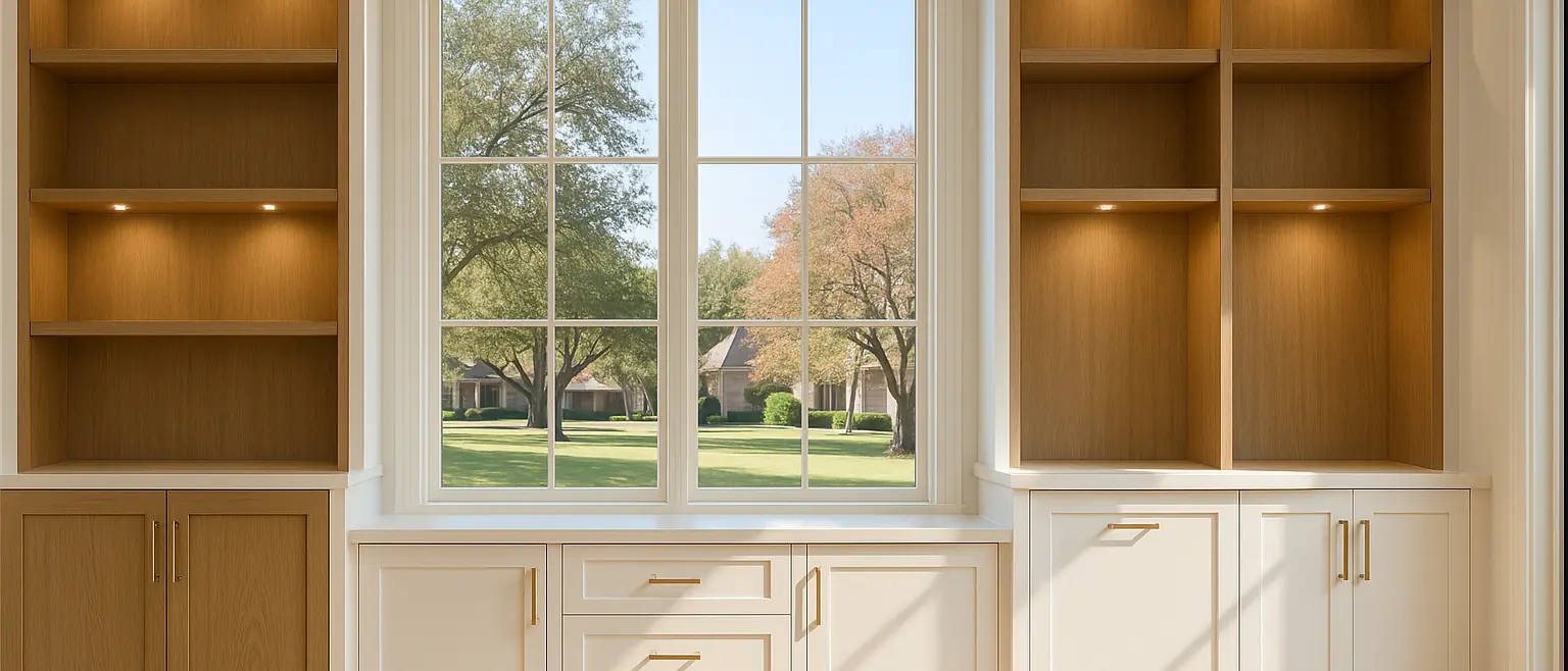 Custom cabinetry installation