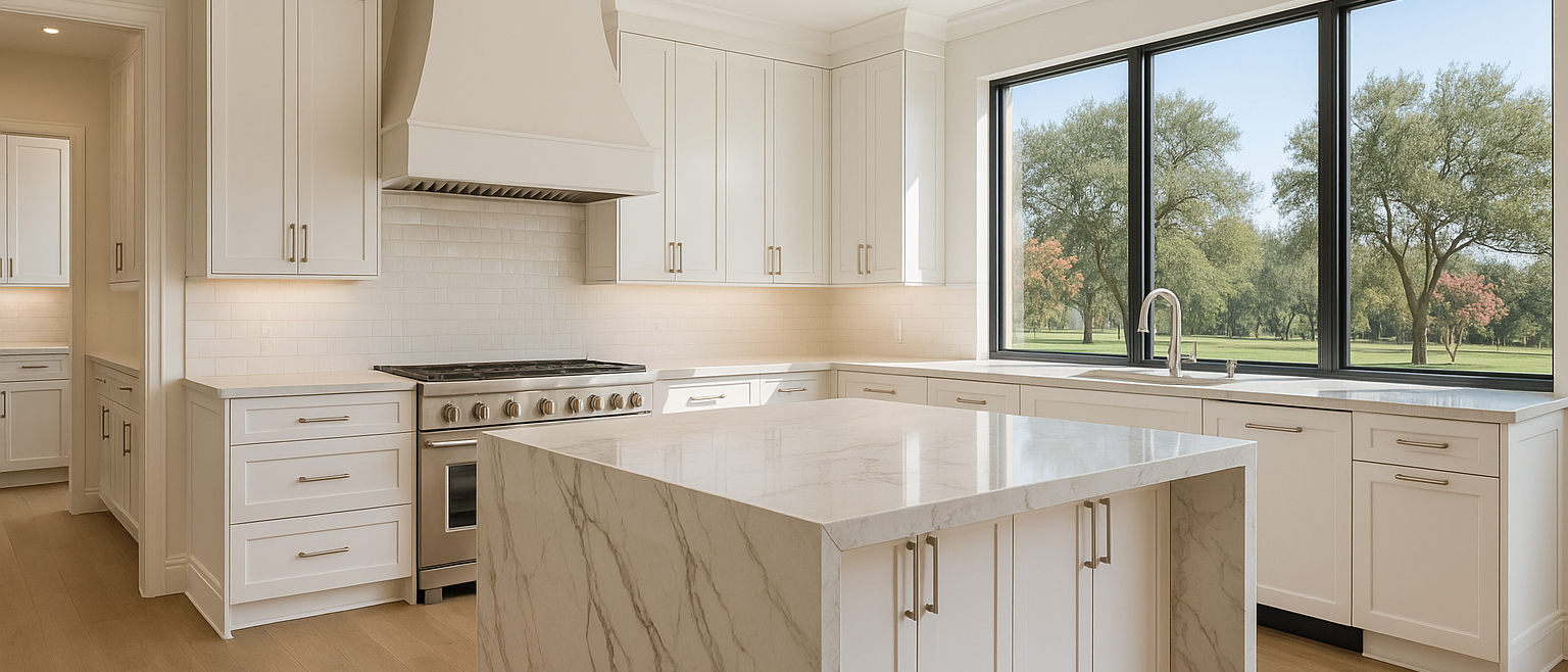 Luxury kitchen remodel with premium finishes in DFW